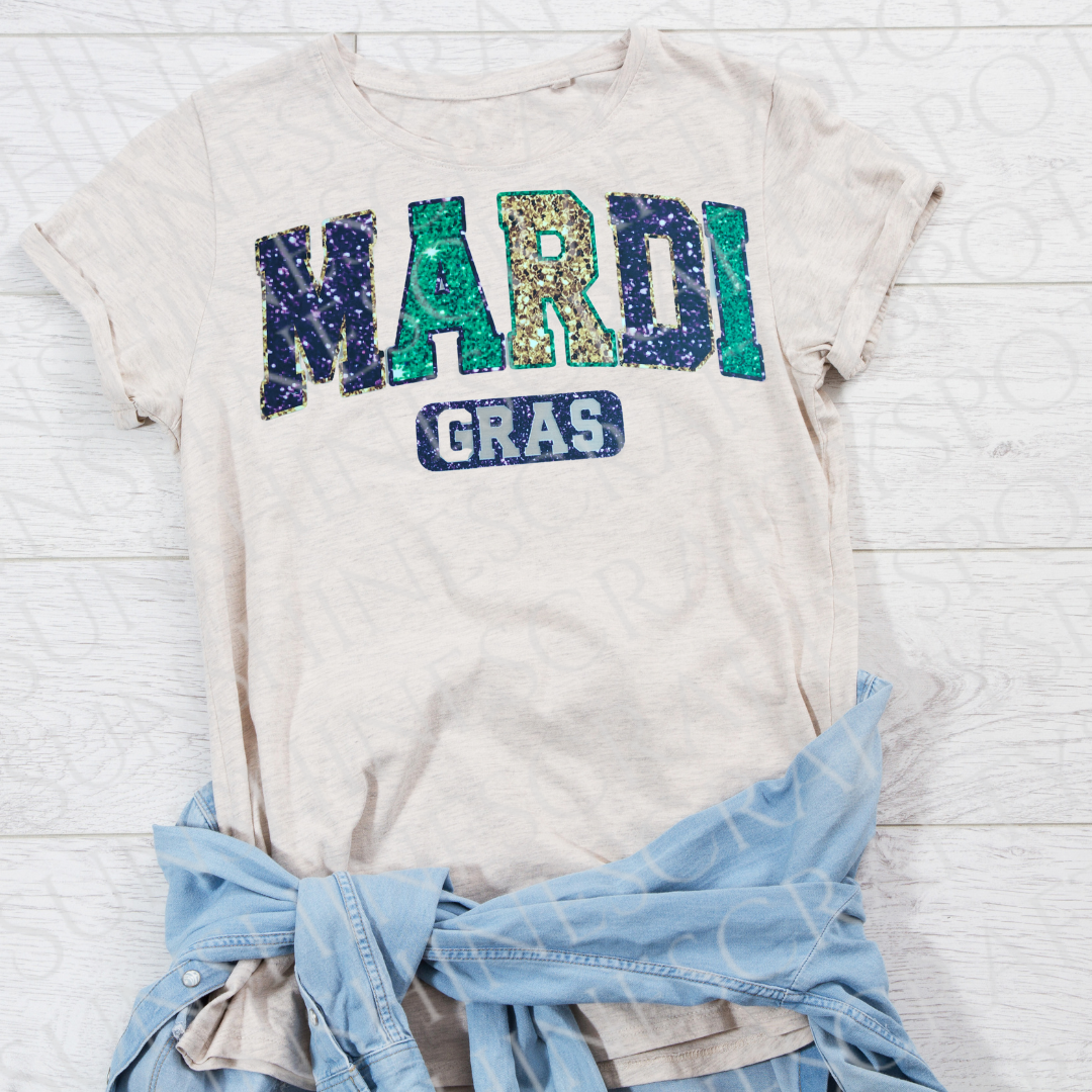 Feaux Glitter Mardi Gras