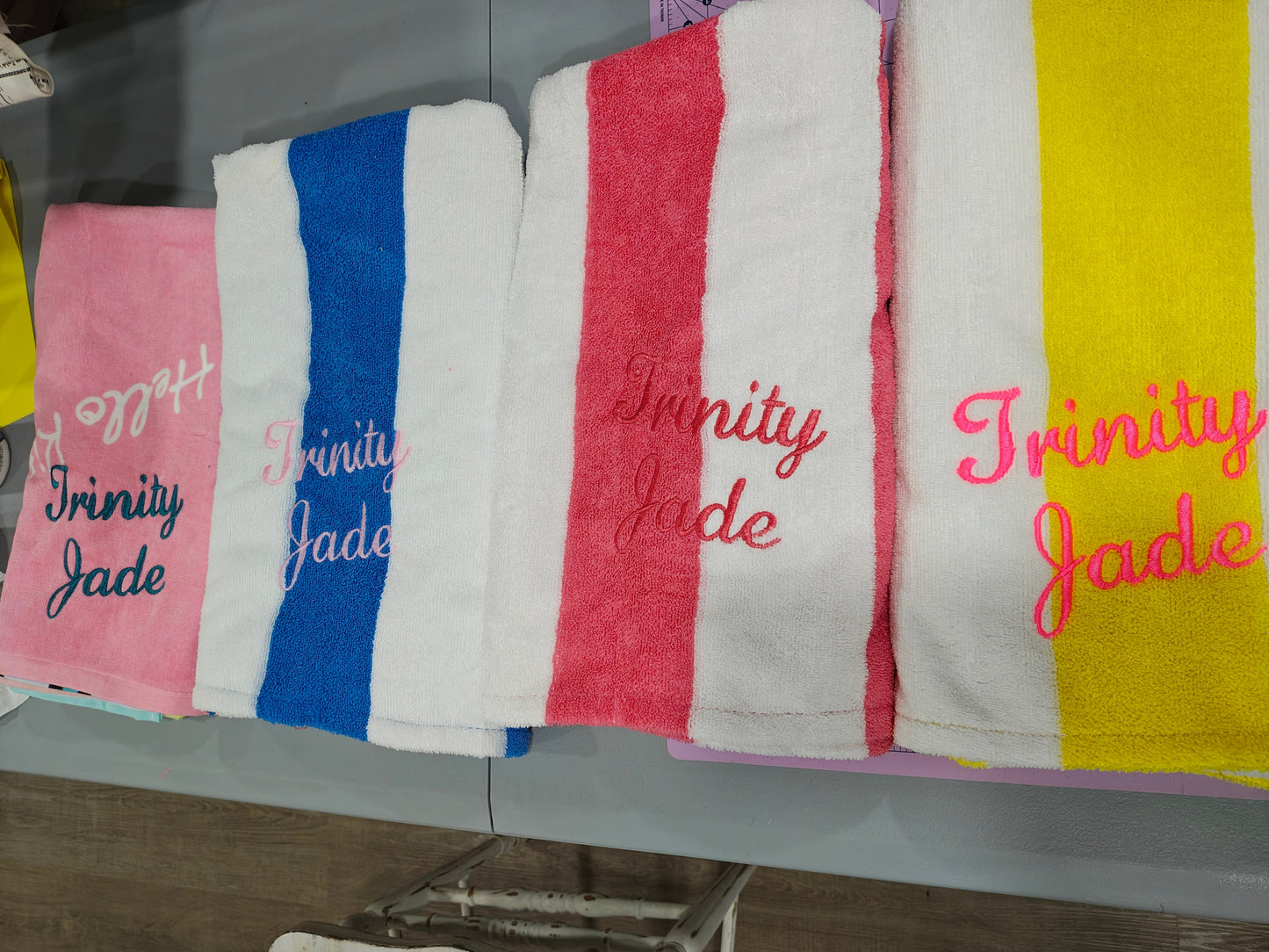 Custom Embroidered Towels