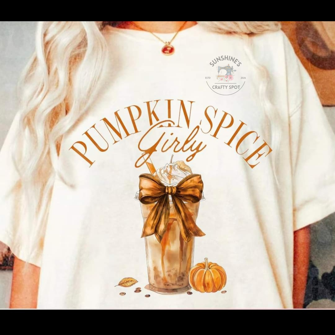 Pumpkin Spice Girly Tshirt