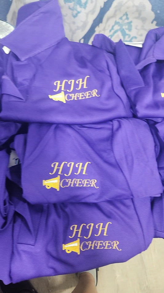 Embroidered HJH Polo Shirt