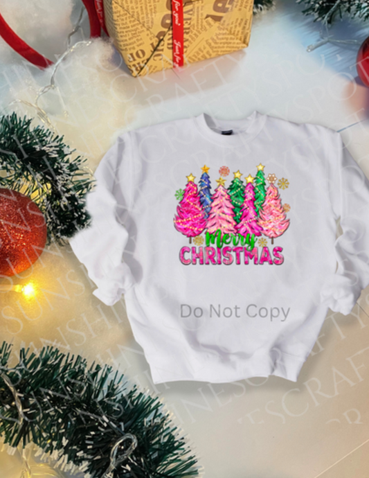 Pink Christmas Sweatshirt