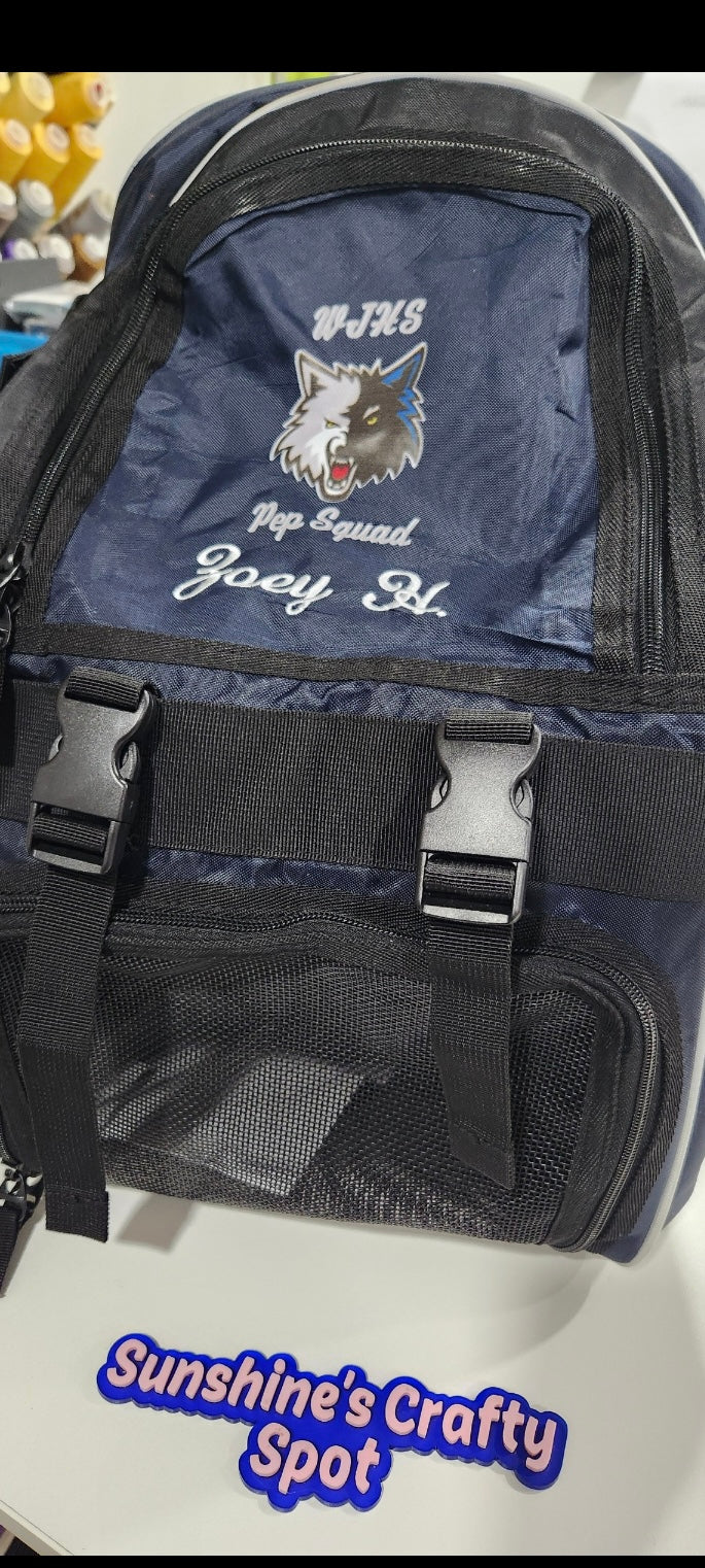 Embroidered Backpacks