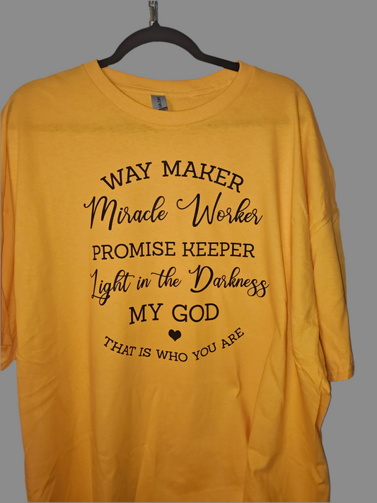 Way Maker Miracle Worker Tee