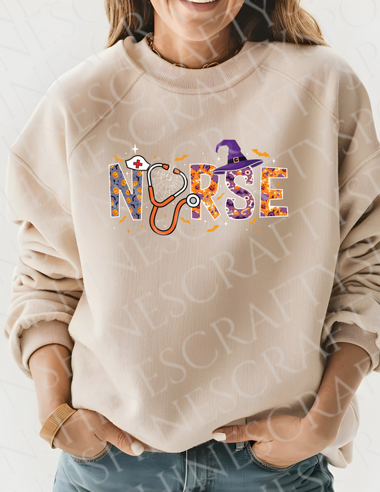 Halloween Nurse Tshirt
