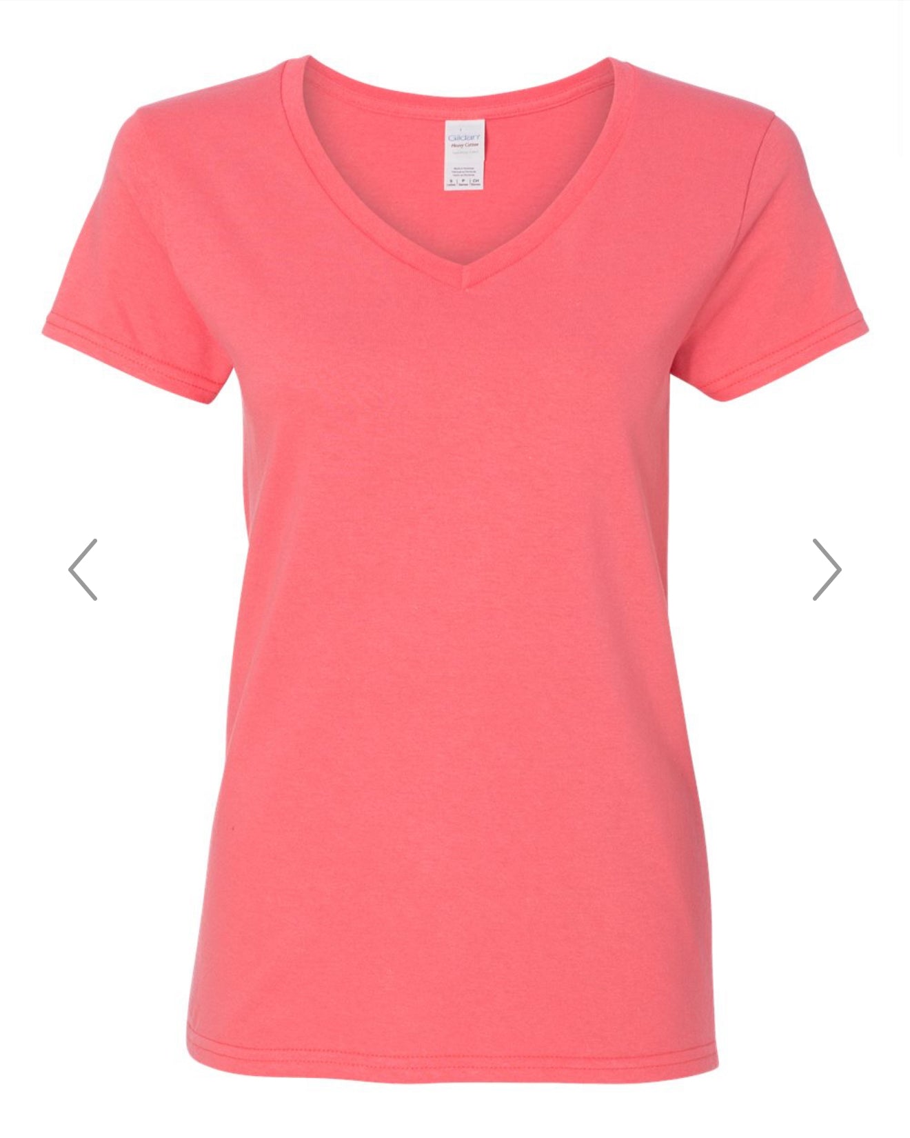 S-XL Custom DTF V-Neck T-Shirt
